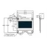 OLED 1.54 inch OLED Module Blue 128x64 SPI / SSD1309 -کویر الکترونیک OLED 1.54 inch OLED Module Blue 128x64 SPI / SSD1309 -کویر الکترونیک