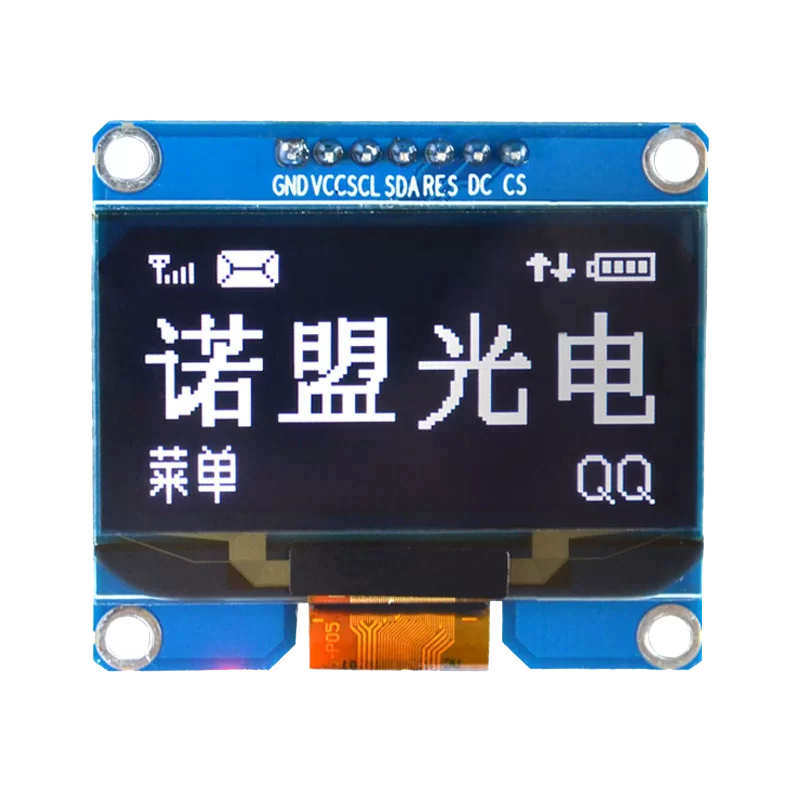 OLED 1.54 inch OLED Module White 128x64 IIC SPI / SSD1309 -کویر الکترونیک