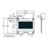 OLED 1.54 inch OLED Module White 128x64 IIC SPI / SSD1309 -کویر الکترونیک OLED 1.54 inch OLED Module White 128x64 IIC SPI / SSD1309 -کویر الکترونیک