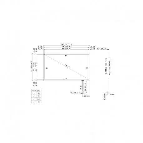 تاچ اسکرین 14 اینچ کیفیت بالا(Touch 14 inch )-کویر الکترونیک