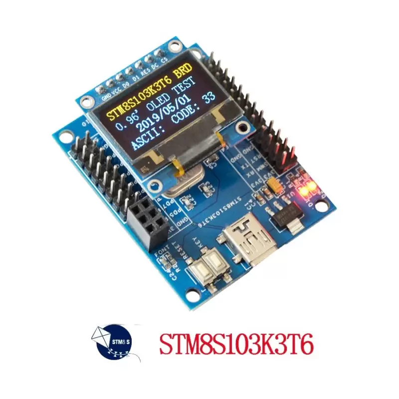 برد STM8S103K3T6C core board کویرالکترونیک