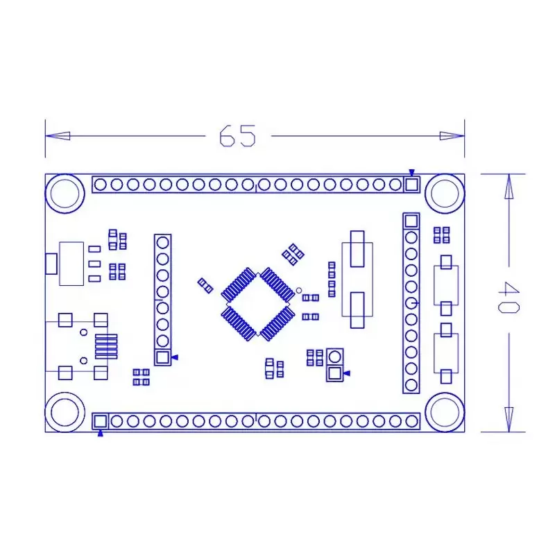 برد Stm32f051 board- کویر الکترونیک