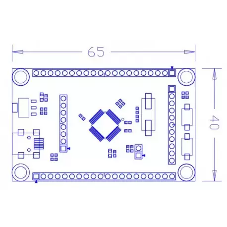 برد Stm32f030 board- کویر الکترونیک برد Stm32f030 board- کویر الکترونیک
