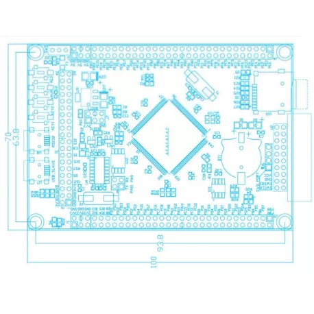 برد STM32F103ZET6 Development board برد STM32F103ZET6 Development board