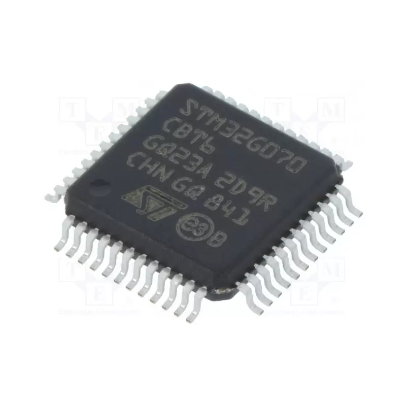 میکرو کنترلر STM32G070CBT6 - اورجینال - New and original+گارانتی کویرالکترونیک