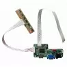 درایوربرد تصویریEDP با ورودی HDMI,VGA مخصوص پنل 30پین - eDP HDMI VGA Audio LCD Controller Board درایوربرد تصویریEDP با ورودی HDMI,VGA مخصوص پنل 30پین - eDP HDMI VGA Audio LCD Controller Board