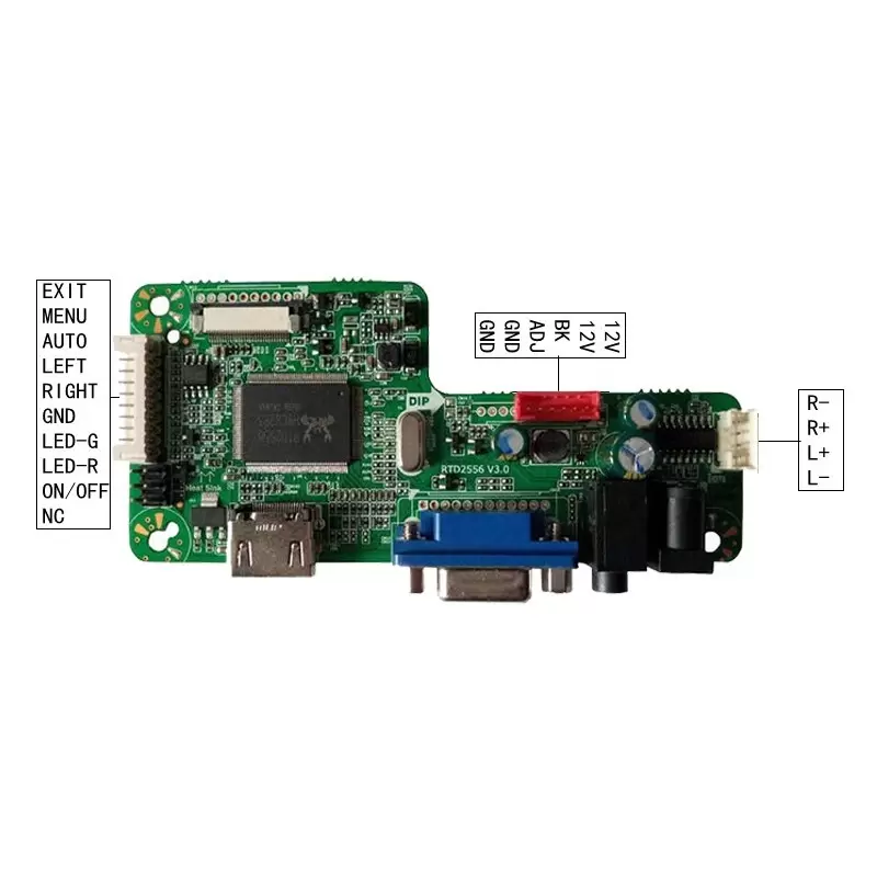 درایوربرد تصویریEDP با ورودی  HDMI,VGA مخصوص  پنل  30پین - eDP HDMI VGA Audio LCD Controller Board