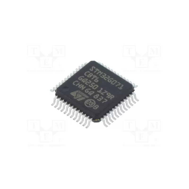 میکرو کنترلر STM32G071CBT6 - اورجینال - New and original+گارانتی کویرالکترونیک