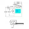 OLED 0.66 inch OLED Module Blue 64x48 IIC / SSD1306 -کویر الکترونیک OLED 0.66 inch OLED Module Blue 64x48 IIC / SSD1306 -کویر الکترونیک