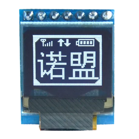 OLED 0.66 inch OLED Module Blue 64x48 IIC SPI / SSD1306 -کویر الکترونیک