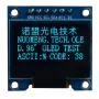 OLED 0.96 inch OLED display module 128x64 SSD1306 IIC SPI / Blue -کویرالکترونیک