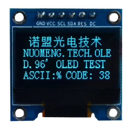 OLED 0.96 inch OLED display module 128x64 SSD1306 IIC SPI / Blue -کویرالکترونیک OLED 0.96 inch OLED display module 128x64 SSD1306 IIC SPI / Blue -کویرالکترونیک