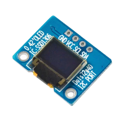OLED 0.42 inch OLED Module White 70x40 IIC / SSD1306-کویرالکترونیک OLED 0.42 inch OLED Module White 70x40 IIC / SSD1306-کویرالکترونیک