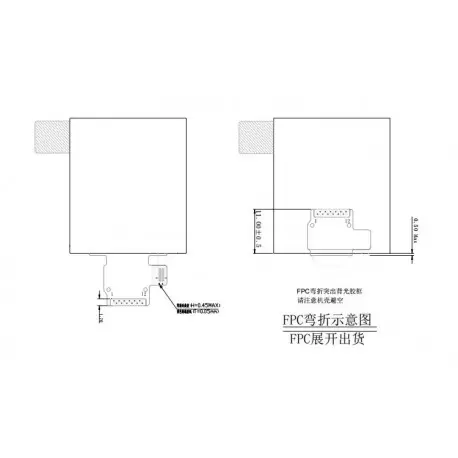السیدی 1.54 اینچ TFT LCD 1.54 inch - 240x240 SPI - ST7789- کویر الکترونیک