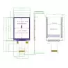 السیدی 4.0 اینچ TFT LCD 4 inch - 320x480 Without Touch - 3 Line-SPI/4 Line-SPI/8bit/16bit interface - ST7796S - کویرالکترونیک السیدی 4.0 اینچ TFT LCD 4 inch - 320x480 Without Touch - 3 Line-SPI/4 Line-SPI/8bit/16bit interface - ST7796S - کویرالکترونیک