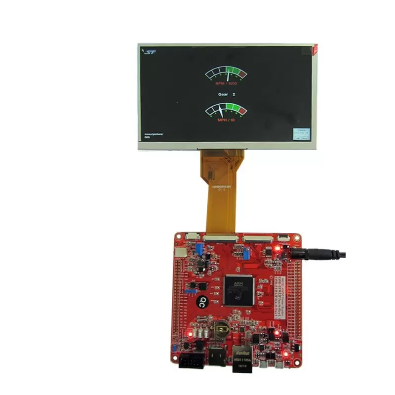 برد کاربردی   stm32h743iit6 ساپورت السیدی 3.6 تا 9.0 اینچ- کویرالکترونیک