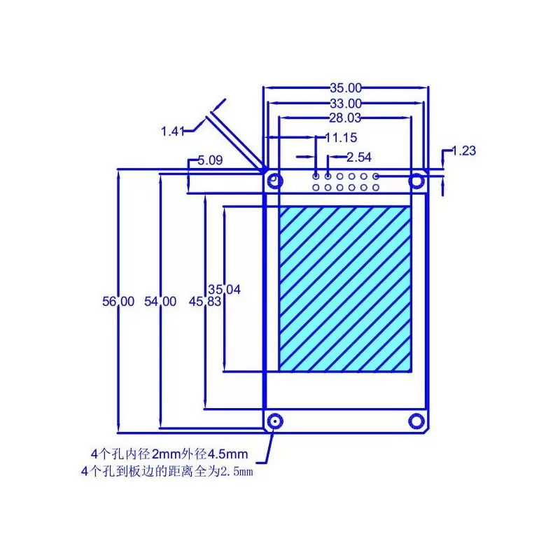 ماژول 1.8 اینچ با تاچ 1.8inch LCD display Module with Touch, 128x160 SPI - ST7735 - کویر الکترونیک