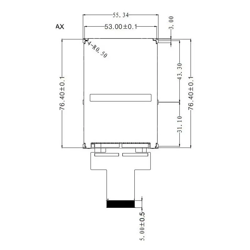 السیدی 3.2 اینچ بدون تاچ TFT LCD 3.2 inch without touch - 240x320 - SPI / Parallel - ILI9341- کویر الکترونیک