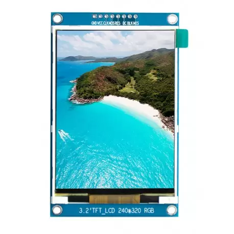 ماژول 3.2 اینچ بدون تاچ 3.2inch LCD display Module without touch - 240x320 - SPI - ILI9341- کویر الکترونیک ماژول 3.2 اینچ بدون تاچ 3.2inch LCD display Module without touch - 240x320 - SPI - ILI9341- کویر الکترونیک