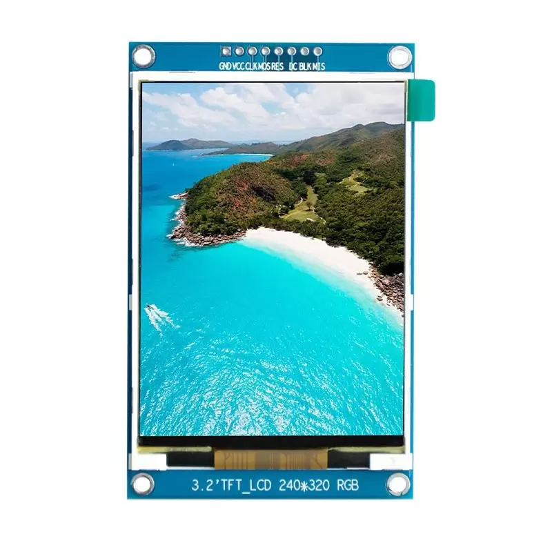 ماژول 3.2 اینچ بدون تاچ 3.2inch LCD display Module without touch - 240x320 - SPI - ILI9341- کویر الکترونیک
