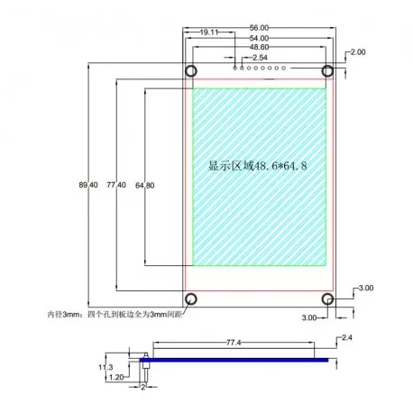 ماژول 3.2 اینچ بدون تاچ 3.2inch LCD display Module without touch - 240x320 - SPI - ILI9341- کویر الکترونیک ماژول 3.2 اینچ بدون تاچ 3.2inch LCD display Module without touch - 240x320 - SPI - ILI9341- کویر الکترونیک
