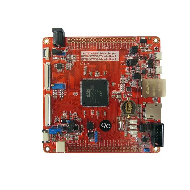 برد کاربردی   stm32F767IGT6 ساپورت السیدی 3.6 تا 10.1 اینچ- کویرالکترونیک
