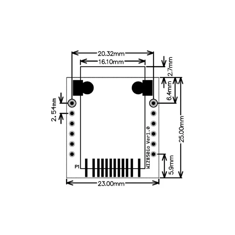 ماژول W5500 Module TCP/IP Ethernet Module - W5500 - کویر الکترونیک