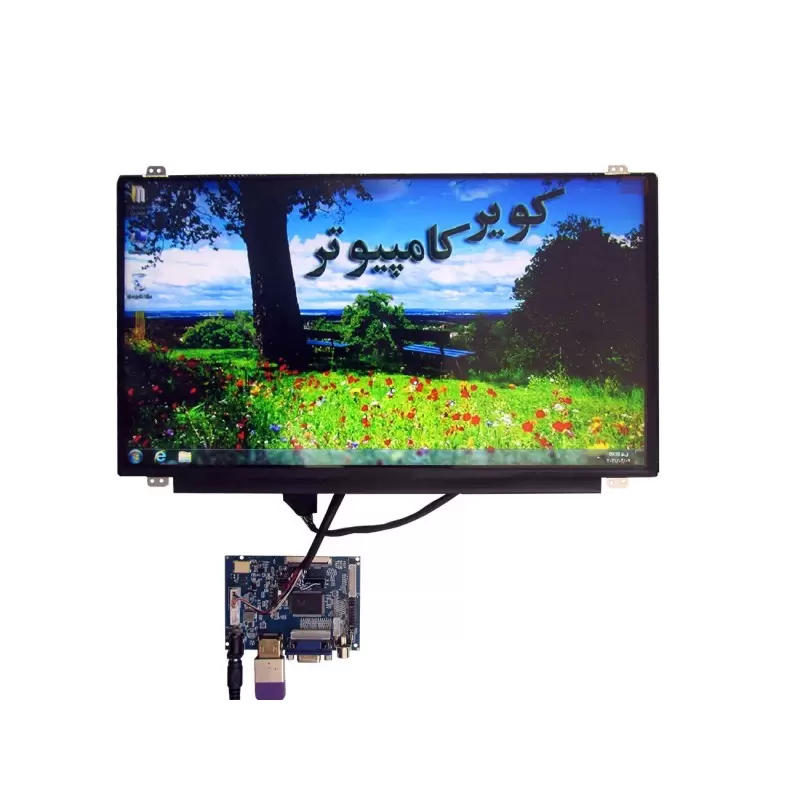 درایور برد تصویری با ورودی VGA+HDMI مخصوص برد رزبری -کویرالکترونیک