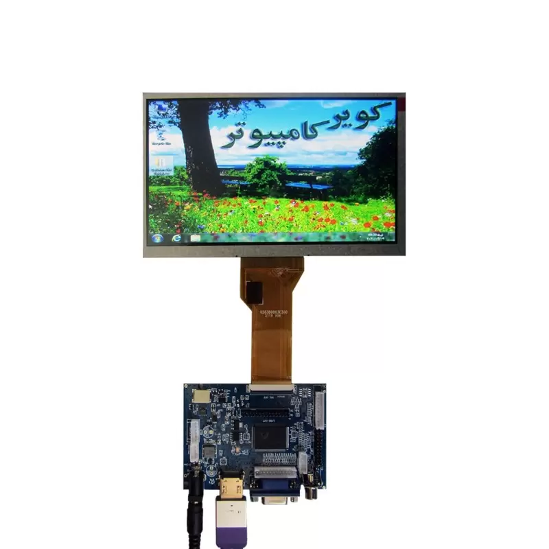 درایور برد تصویری با ورودی VGA+HDMI مخصوص برد رزبری -کویرالکترونیک