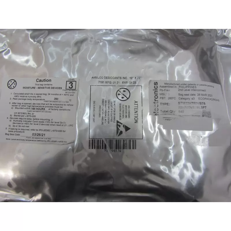 میکروکنترلرstm32h750vbt6- اورجینال-New and original+گارانتی-کویرالکترونیک