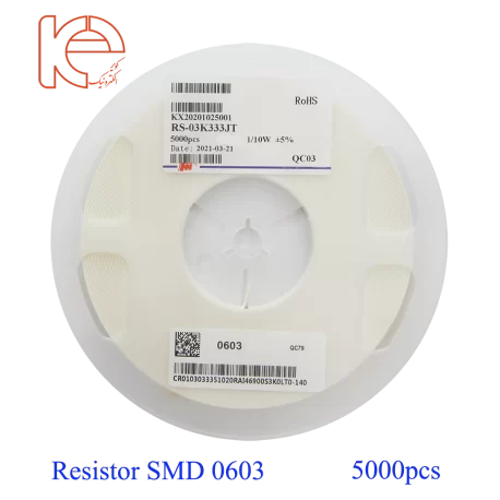 مقاومت  18R - Resistor - SMD (0603) 5% - کویر الکترونیک مقاومت  18R - Resistor - SMD (0603) 5% - کویر الکترونیک