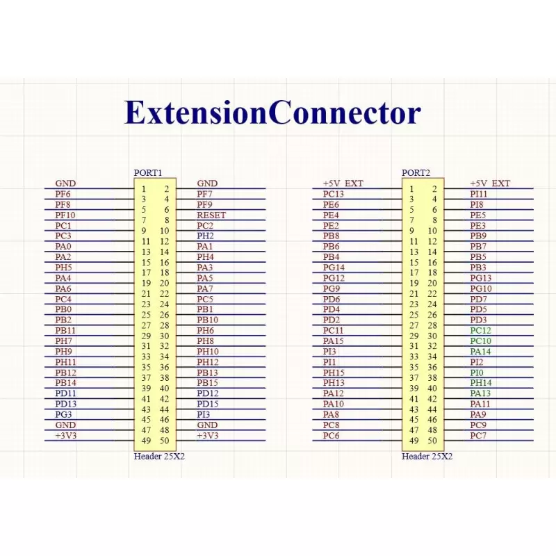 برد کاربردی  و حرفه ای نانو  ewb stm32f429igt6 ساپورت السیدی 3.6 تا 10.1 اینچ- EWB-STM32-NANO-FULL