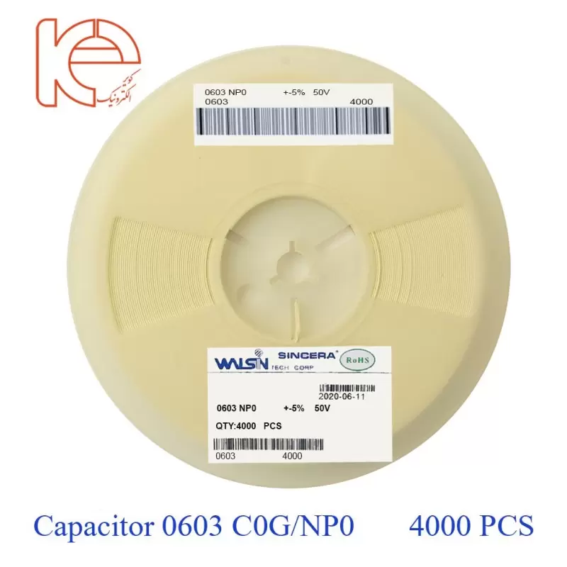 خازن 47PF (0603) 50V 5% C0G/NP0- کویرالکترونیک