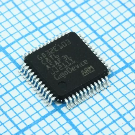 میکروکنترلر GD32E103C8T6 - اورجینال-New and original+گارانتی - کویر الکترونیک