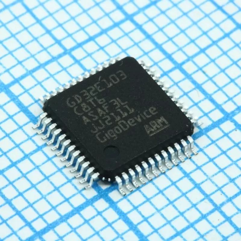 میکروکنترلر GD32E103C8T6 - اورجینال-New and original+گارانتی - کویر الکترونیک