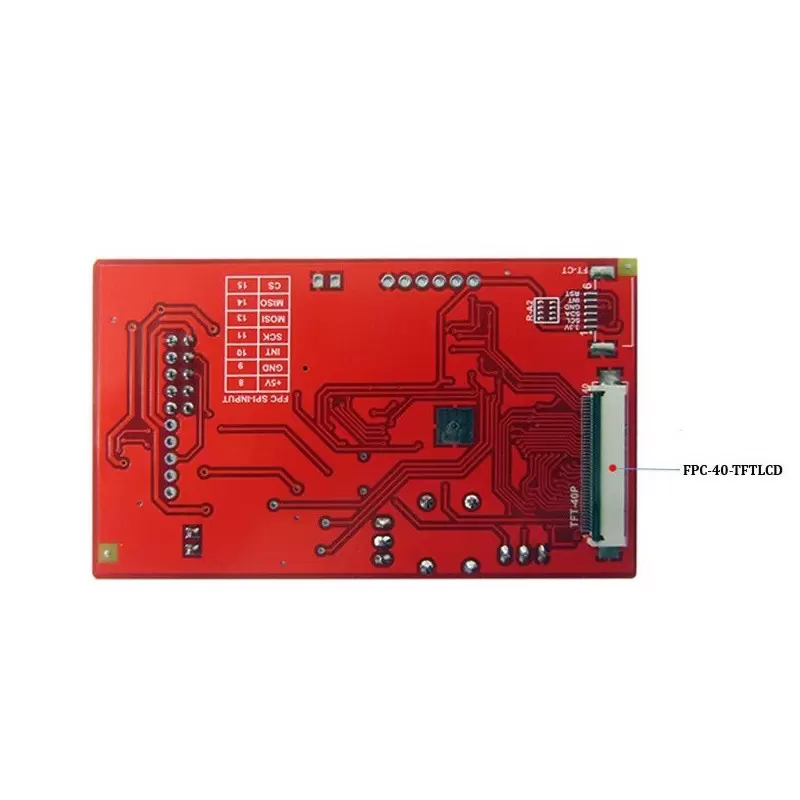 درایور برد  EWB-FT8xx-V1.0 BOARD باآیسی راه انداز FT810 -کویرالکترونیک