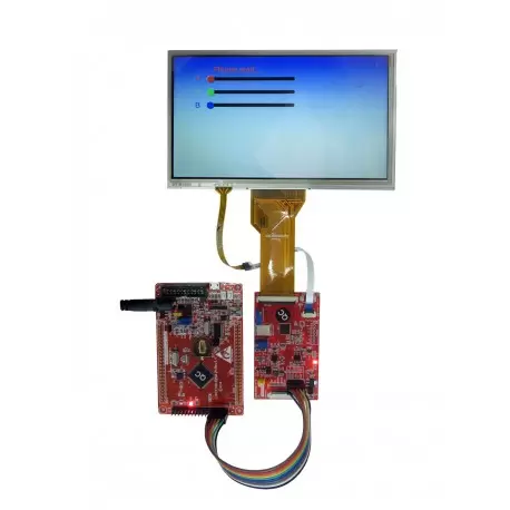 درایور برد  EWB-FT8xx-V1.0 BOARD باآیسی راه انداز FT810 -کویرالکترونیک