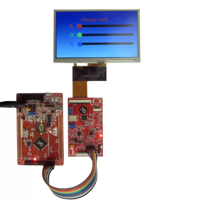 درایور برد  EWB-FT8xx-V1.0 BOARD باآیسی راه انداز FT810 -کویرالکترونیک