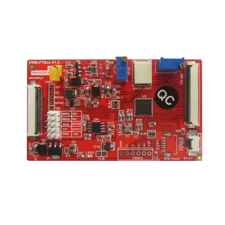 درایور برد  EWB-FT8xx-V1.0 BOARD باآیسی راه انداز FT811 -کویرالکترونیک