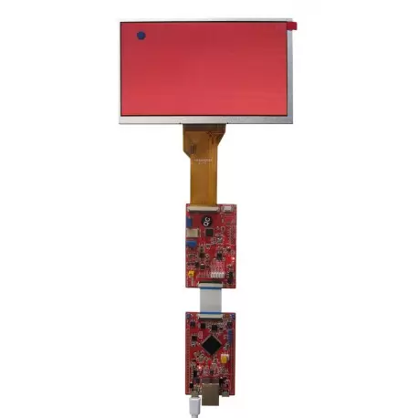 درایور برد  EWB-FT8xx-V1.0 BOARD باآیسی راه انداز FT811 -کویرالکترونیک