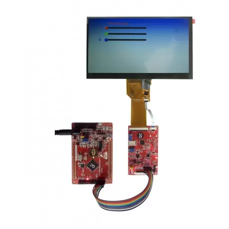 درایور برد  EWB-FT8xx-V1.0 BOARD باآیسی راه انداز FT811 -کویرالکترونیک