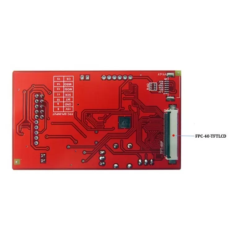 درایور برد  EWB-FT8xx-V1.0 BOARD باآیسی راه انداز FT800 -کویرالکترونیک