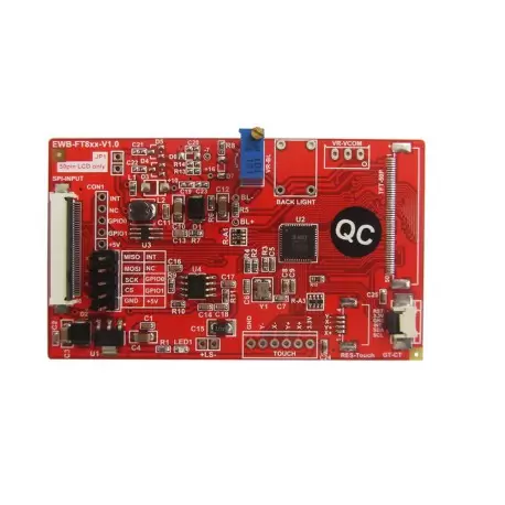 درایور برد  EWB-FT8xx-V1.0 BOARD باآیسی راه انداز FT801 -کویرالکترونیک