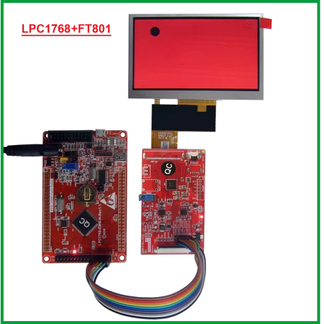 درایور برد  EWB-FT8xx-V1.0 BOARD باآیسی راه انداز FT801 -کویرالکترونیک