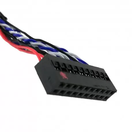 کابل LVDS 20pin استاندارد 60 سانتی مخصوص انواع lcd 15 inch - کویرالکترونیک