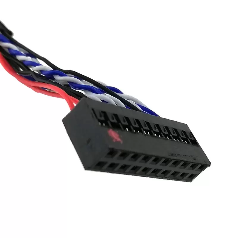 کابل LVDS 20pin استاندارد 60 سانتی مخصوص انواع lcd 15 inch - کویرالکترونیک