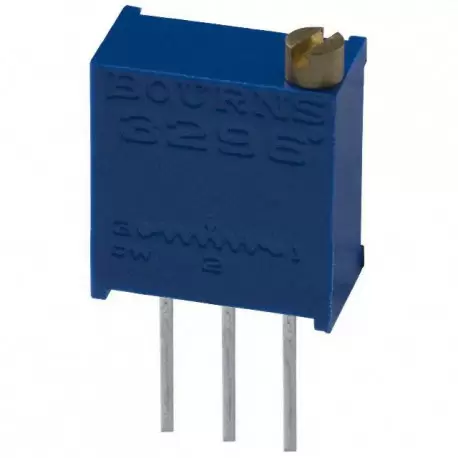 پتانسیومتر مولتی ترن 10 کیلو اهم  3296W-103 potentiometer (10K) multi-turn precision - کویر الکترونیک پتانسیومتر مولتی ترن 10 کیلو اهم  3296W-103 potentiometer (10K) multi-turn precision - کویر الکترونیک