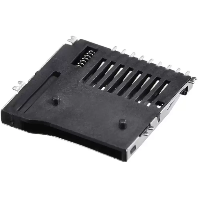 سوکت میکرو اس دی جک دار Micro SD Card Socket - کویر الکترونیک