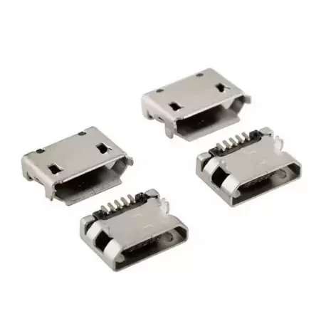کانکتور میکرو یو اس بی MICRO-5P female seat B type 5.9-pin-Flat usb connector - کویر الکترونیک