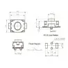 پوش باتن button 2.5MM without fixed column 3*4*2 - کویر الکترونیک پوش باتن button 2.5MM without fixed column 3*4*2 - کویر الکترونیک